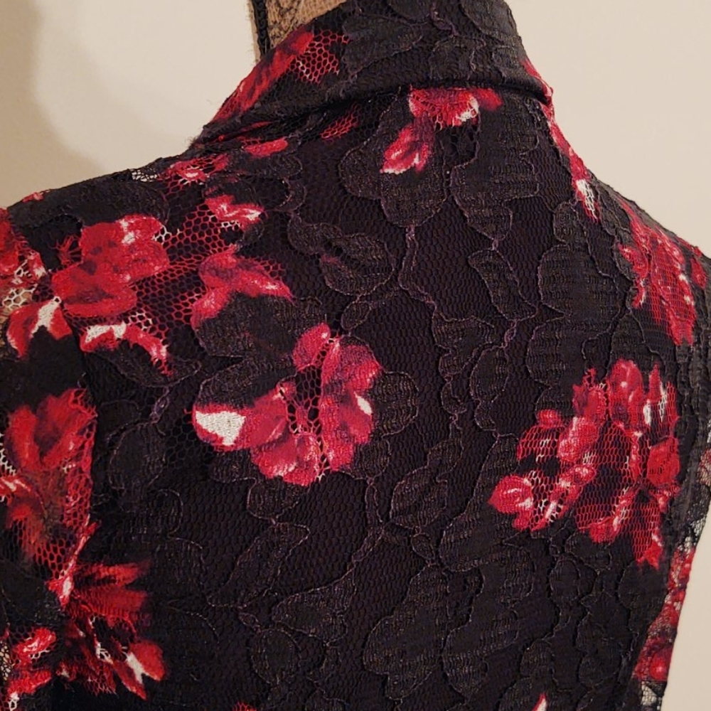 INC | Women Petites Lace Blouse - Picture 6 of 8